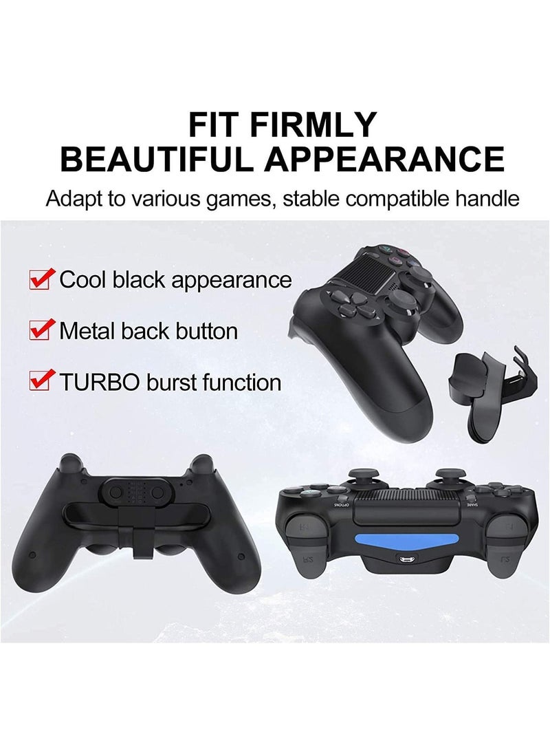 Memo - PS4 Controller Paddles Strike Pack for Playstation 4 Controller, Back Button Attachment/Turbo Function FPS/Customization Mapping Buttons/Audio Jack - Image 1