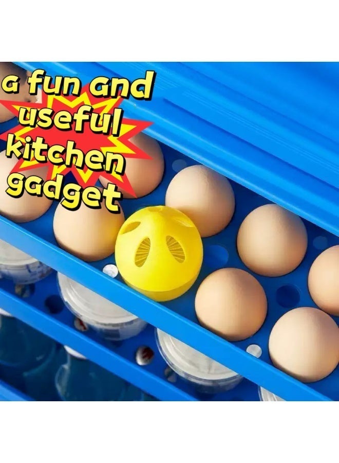 Mizi 4PCS Yellow Egg Size Air Purifier For Fridge Kitchen Non Electric Odor Neutralizer（Lemon flavor） - Image 5