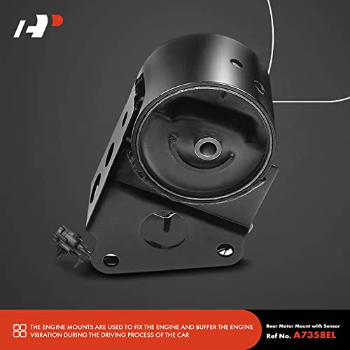 A-Premium مجموعة مثبتات المحرك الأمامية والخلفية A-Premium 3 قطع مع مستشعر متوافقة مع نيسان ألتيما 2002-2006، ماكسيما 2004-2008، مورانو 2003-2007، V6 3.5L DOHC، استبدال# 112708J10A، 11210CA00B - Image 5