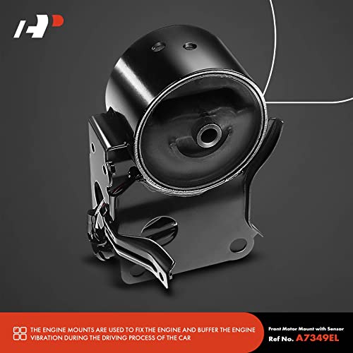 A-Premium مجموعة مثبتات المحرك الأمامية والخلفية A-Premium 3 قطع مع مستشعر متوافقة مع نيسان ألتيما 2002-2006، ماكسيما 2004-2008، مورانو 2003-2007، V6 3.5L DOHC، استبدال# 112708J10A، 11210CA00B - Image 4