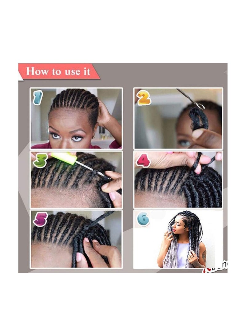 Estelle African braids Hair Extension,Crochet Braiding Hair Extensions Synthetic Braiding Hair High Temperature Synthetic Fiber Jumbo Braiding Hair (3 pcs,... - Image 4