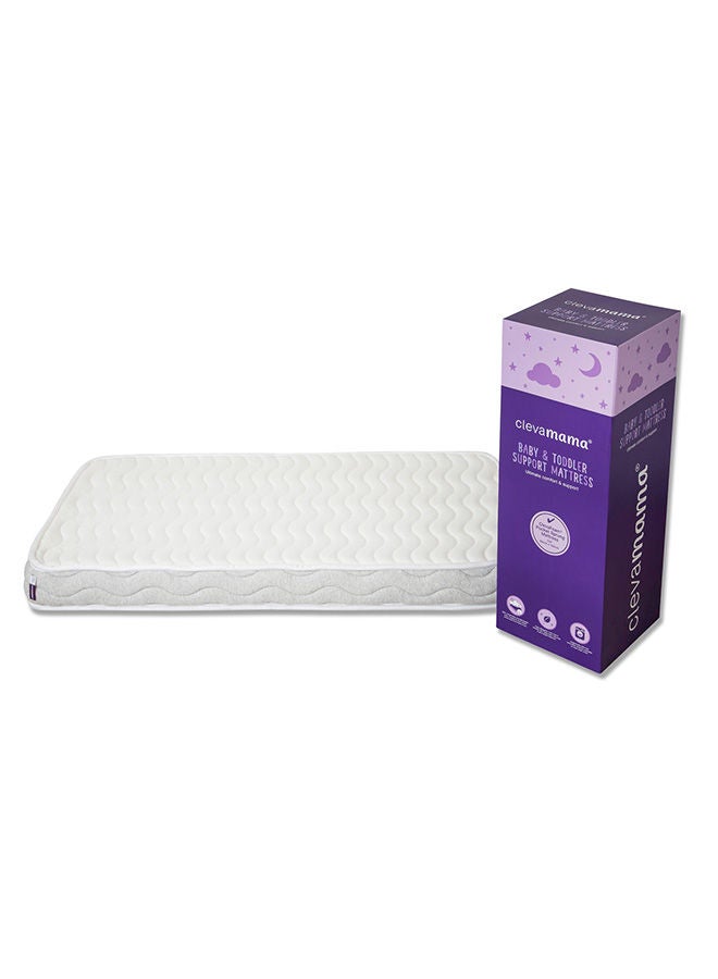 Clevamama Clevafoam Pocket Sprung Mattress 70x170x11 Cm Cot Bed Size - Image 1