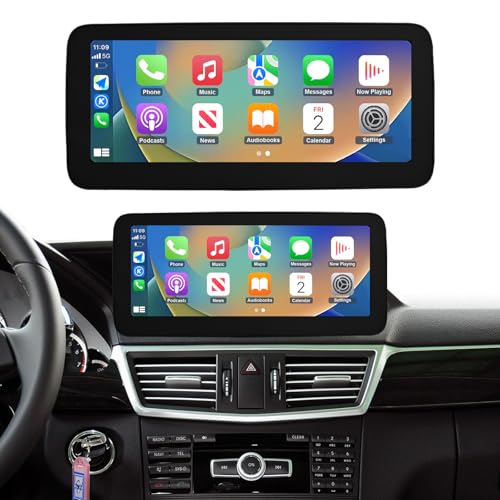NINETOM 10.25 inch Touchscreen Wireless CarPlay Android Auto Multimedia Car Radio Receiver Compatible with Mercedes Benz E Class W212 with NTG4.0 System (2009-2012) - Image 1
