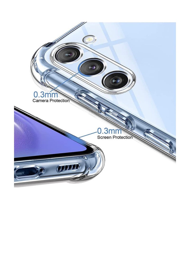 Wtech TPU Bumper Corners With Hard PC Case Cover For Samsung Galaxy A55 5G 2024 Clear - Image 4
