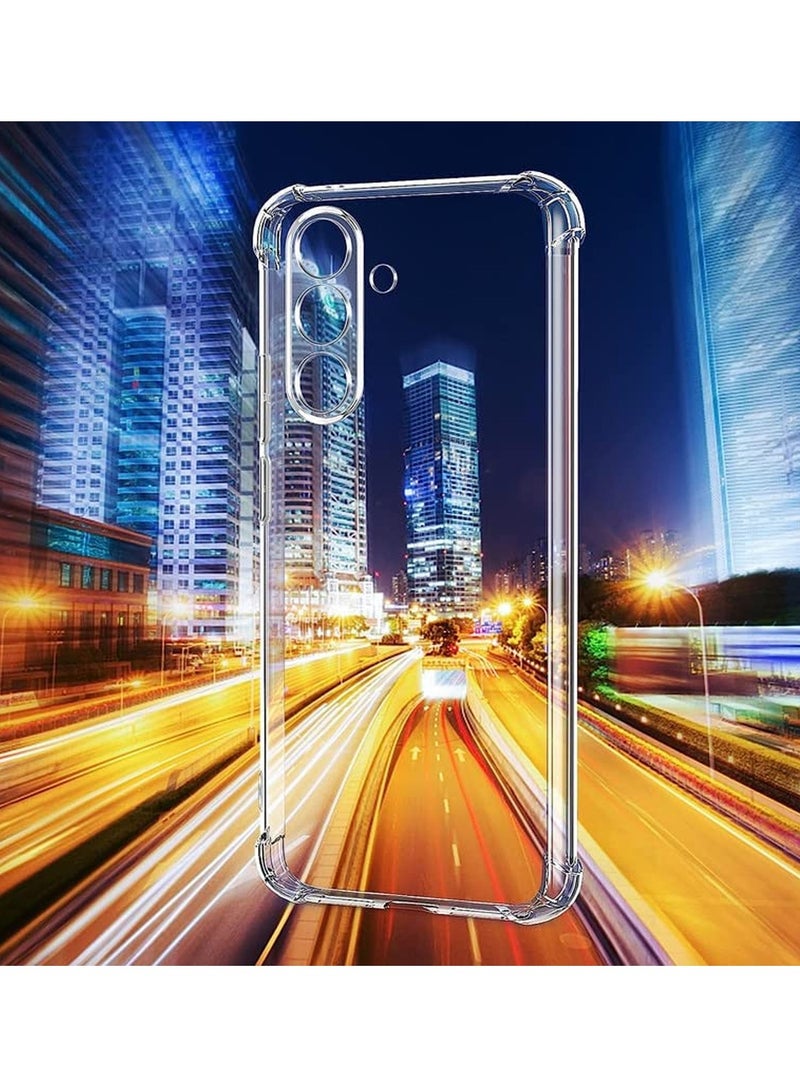 Wtech TPU Bumper Corners With Hard PC Case Cover For Samsung Galaxy A55 5G 2024 Clear - Image 3