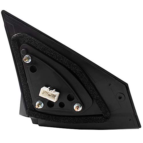 Brock Replacement Drivers Power Side View Mirror w/Spotter Glass Compatible with 17-19 Elantra Sedan USA 87611-F3050 - Image 4