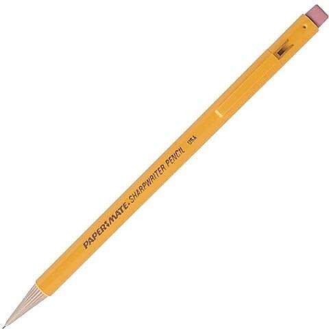 Paper Mate قلم رصاص ميكانيكي بيبر ميت شاربرايتر، أصفر، 5 أقلام في العبوة (عبوة واحدة) - Image 4