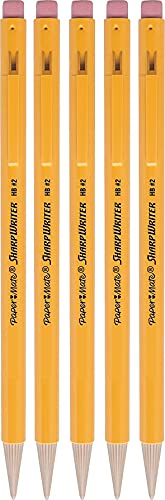 Paper Mate قلم رصاص ميكانيكي بيبر ميت شاربرايتر، أصفر، 5 أقلام في العبوة (عبوة واحدة) - Image 2