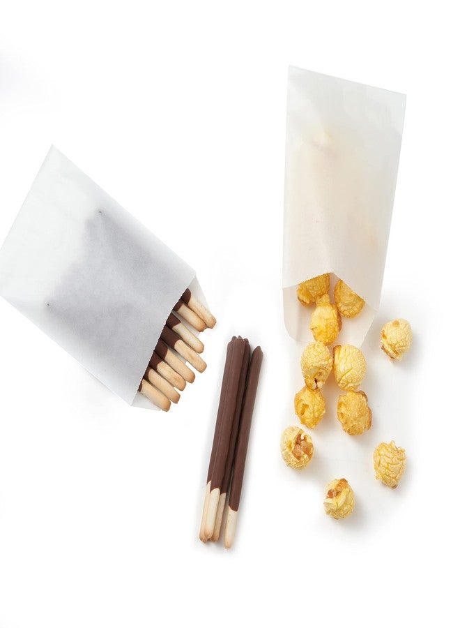 Volanic 100PCS 4X6 Inch Semi-Transparent Glassine Waxed Paper Treat Bags for Party Favor Bakery Cookies Sandwich Soap Packing - Image 3
