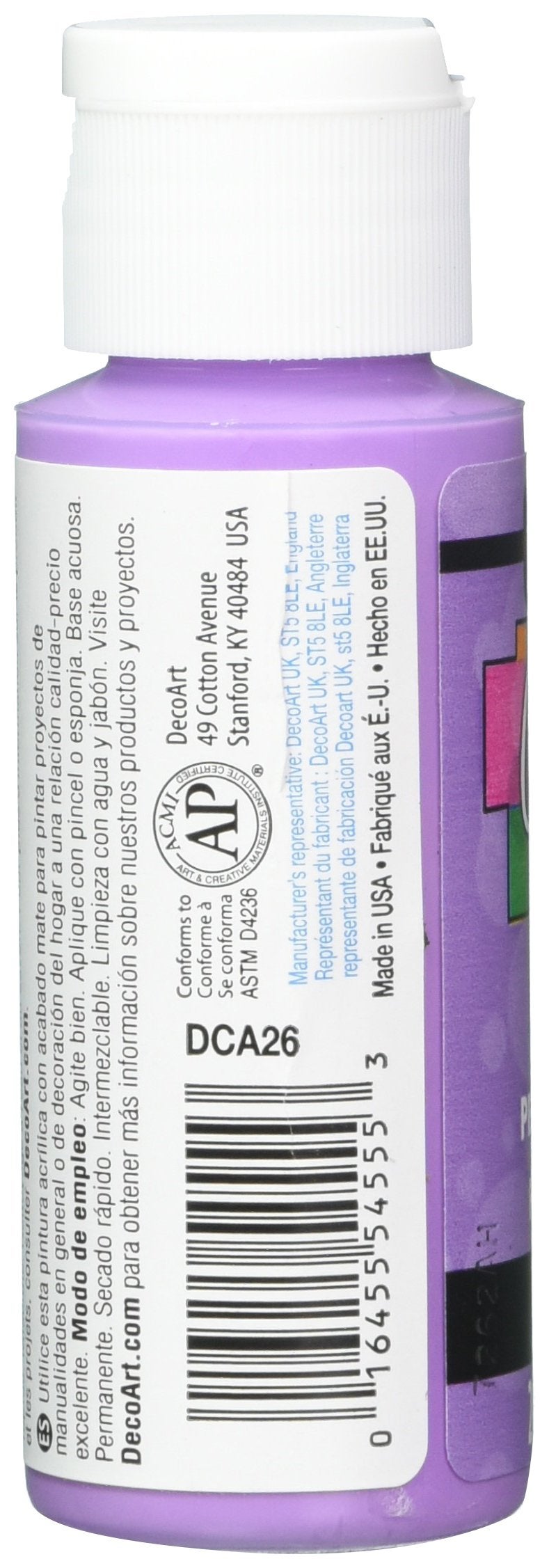 DecoArt Crafter's Acrylic Paint, 2-Ounce, Lavender - Image 3