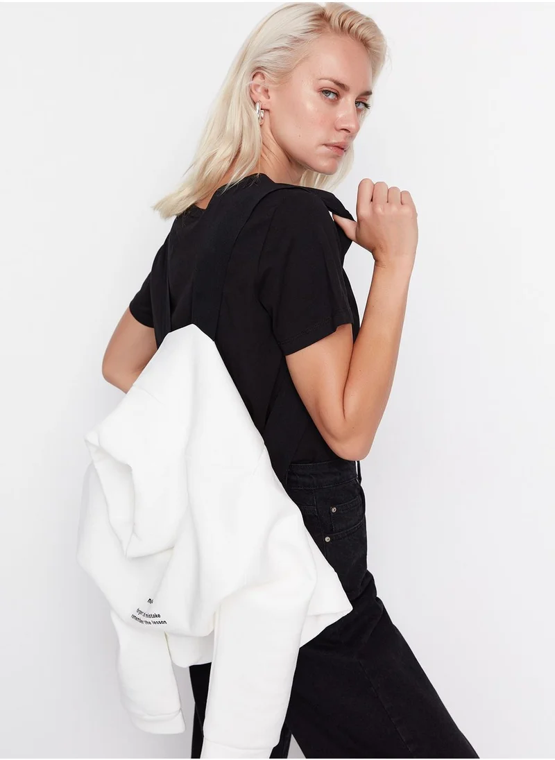 trendyol High Neck Graphic Sweatshirts