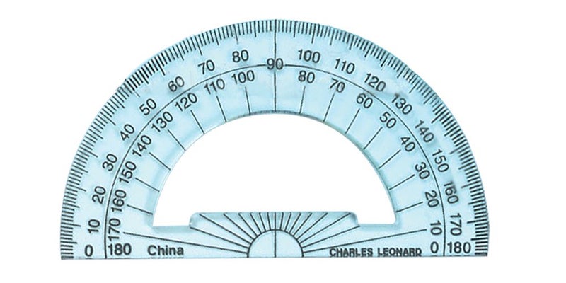 Charles Leonard CLI Plastic Protractor - Image 5
