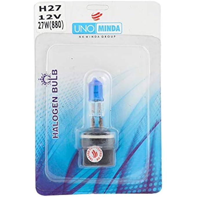 UNO Minda Cb1010 H27 12V 27W 880 Cool Blue Halogen Bulb For All Vehicles - Image 1
