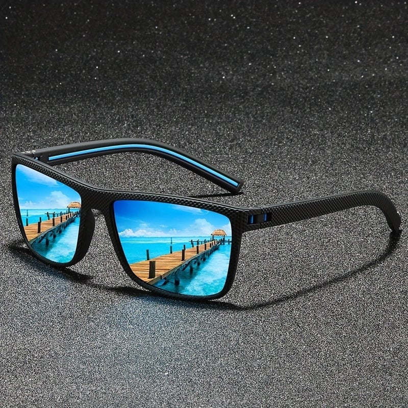 Men's Sports Polarized Sunglasses for Cycling, Fishing & Driving - UV400 Protection