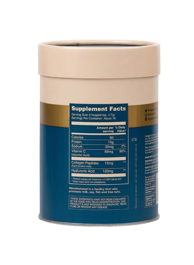 DOSE & CO. Beauty Collagen with Hyaluronic Acid and Vitamin C for Hair, Skin & Nails, Unflavored - 9oz Powder Supplement  - Image 2