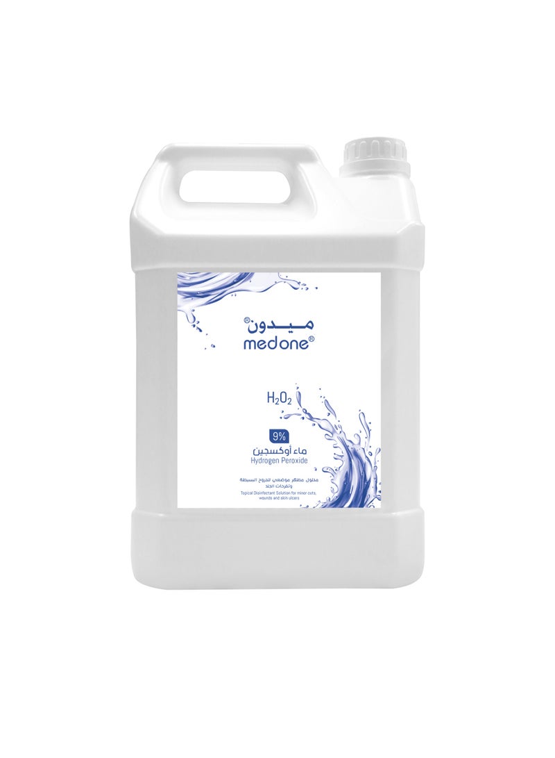 الخريجي ميد ون ماء اوكسجين 9% 5 لتر