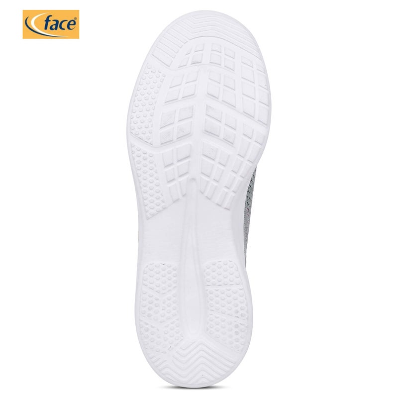 Face Gray Sneakers for Men - Image 2