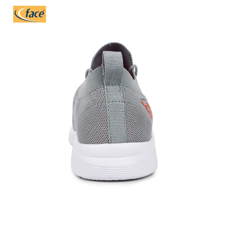 Face Gray Sneakers for Men - Image 4