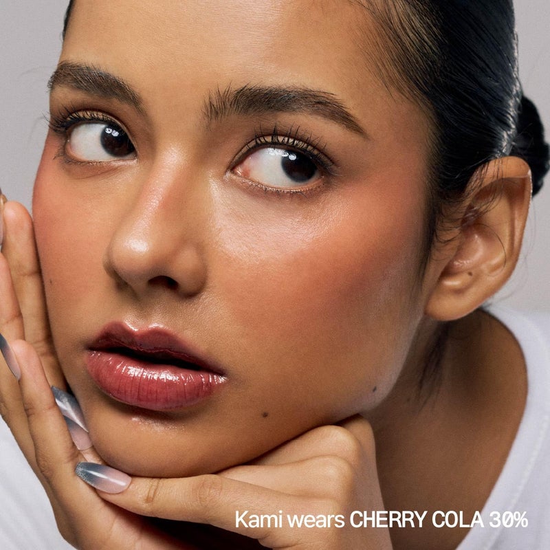 fwee 3D Voluming Gloss 30% (Sheer) | High Shine, Non-Sticky Lip Gloss for Makeup | Long-Lasting, Moisturizing Gel Formula â€“ Cherry Cola 30% | 30% & 70% Pigment Options | 5.3g - Image 3