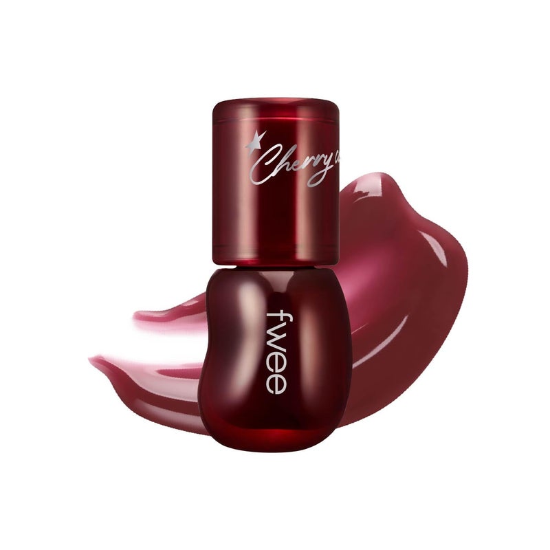 fwee 3D Voluming Gloss 30% (Sheer) | High Shine, Non-Sticky Lip Gloss for Makeup | Long-Lasting, Moisturizing Gel Formula â€“ Cherry Cola 30% | 30% & 70% Pigment Options | 5.3g - Image 1