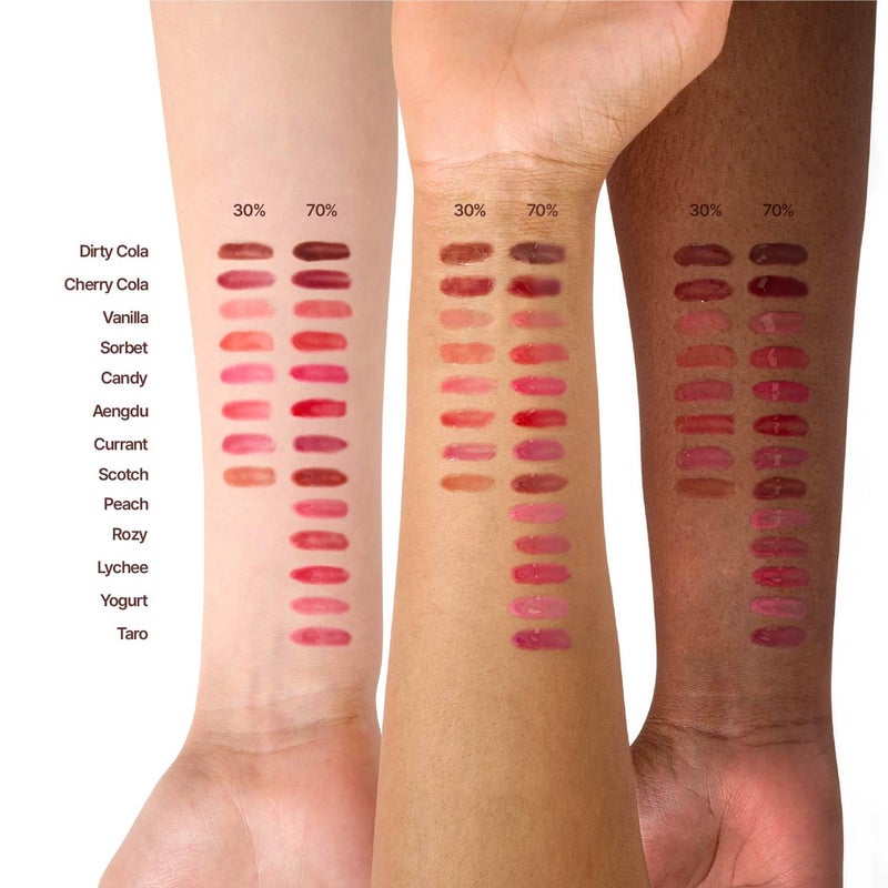fwee 3D Voluming Gloss 30% (Sheer) | High Shine, Non-Sticky Lip Gloss for Makeup | Long-Lasting, Moisturizing Gel Formula â€“ Cherry Cola 30% | 30% & 70% Pigment Options | 5.3g - Image 5