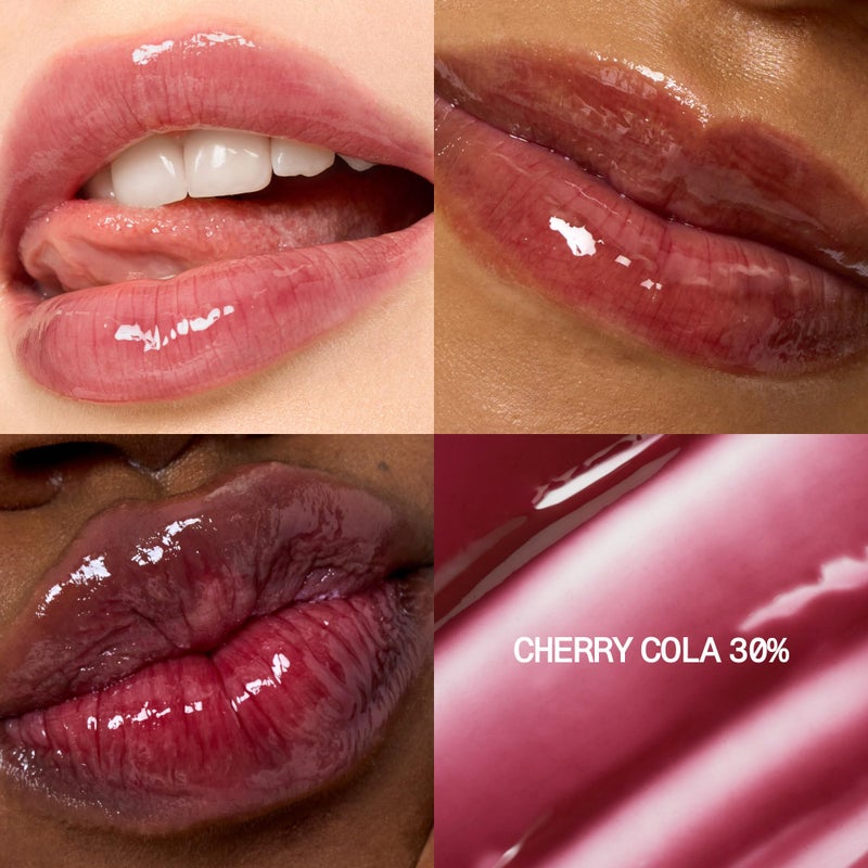 fwee 3D Voluming Gloss 30% (Sheer) | High Shine, Non-Sticky Lip Gloss for Makeup | Long-Lasting, Moisturizing Gel Formula â€“ Cherry Cola 30% | 30% & 70% Pigment Options | 5.3g - Image 2