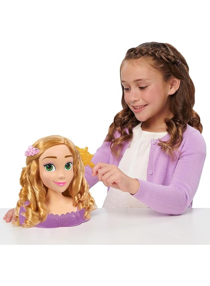 Disney Princess Styling Head – Rapunzel, 7-pieces, Pretend Play, Kids Toys for Ages 3 and Up by Just Play - [87047] - Image 2