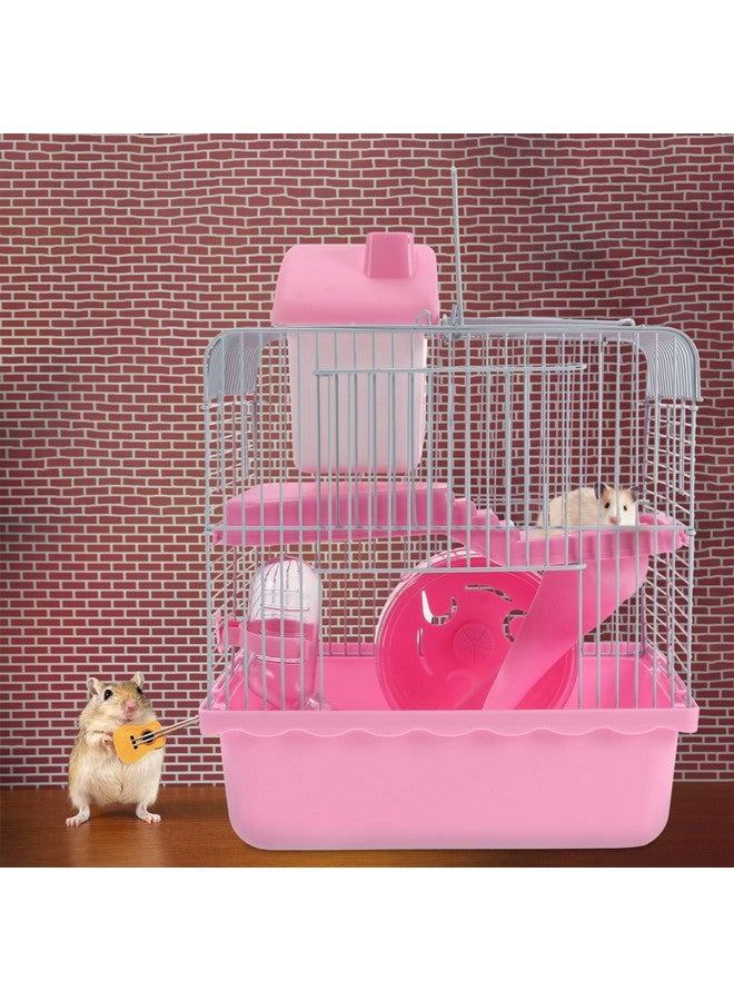Scicalife Hamster Cage, Small Castle Luxury Hamster Cage Small Animal Cage Laura Small Hamster Cage Enclosure Hamster Habitat 9.45 x 7.09 x 12.2 in & Includes All Accessories for Dwarf Hamsters, Guinea Pig - Image 5