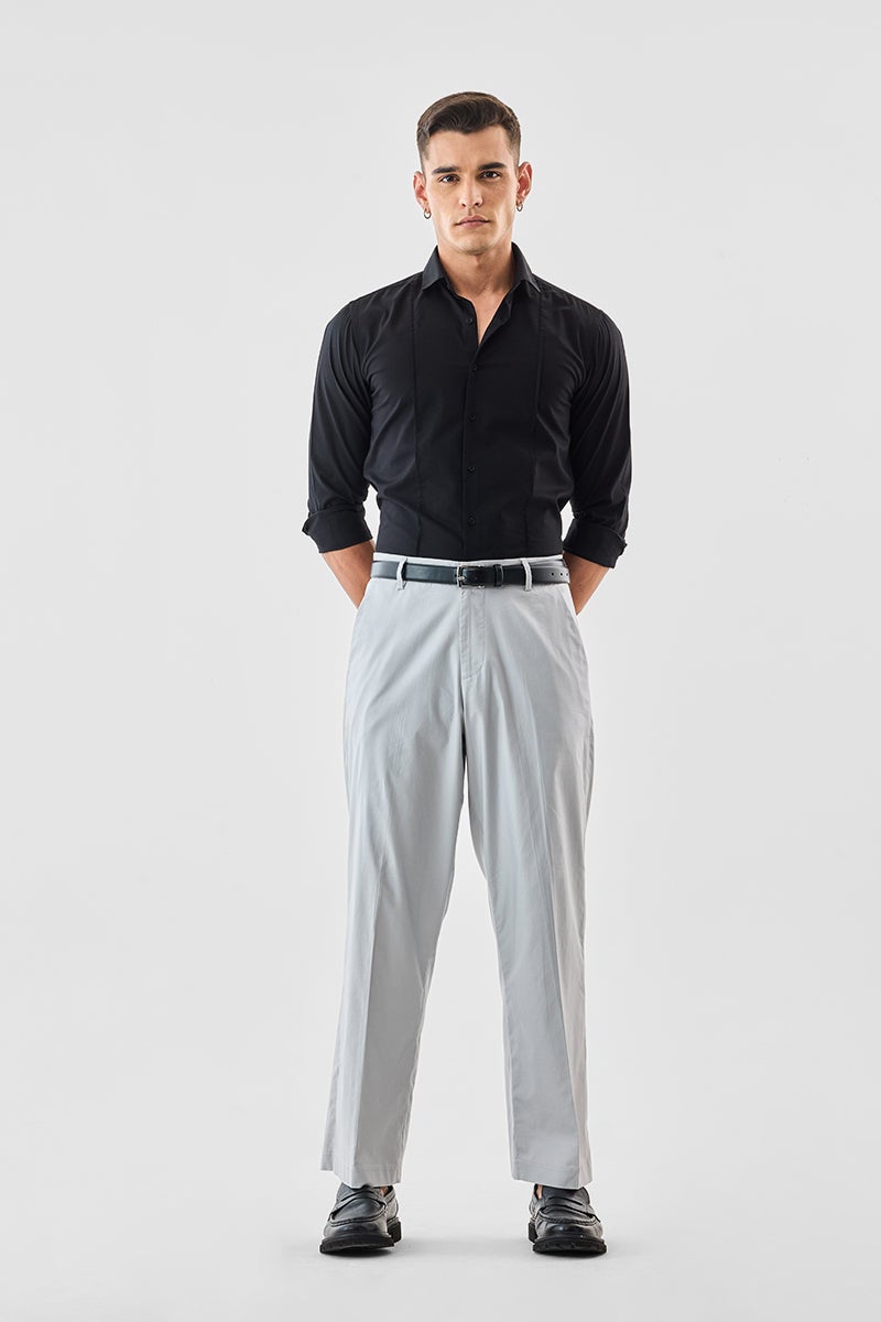 SNITCH Regular Fit Flared Trousers - Image 5