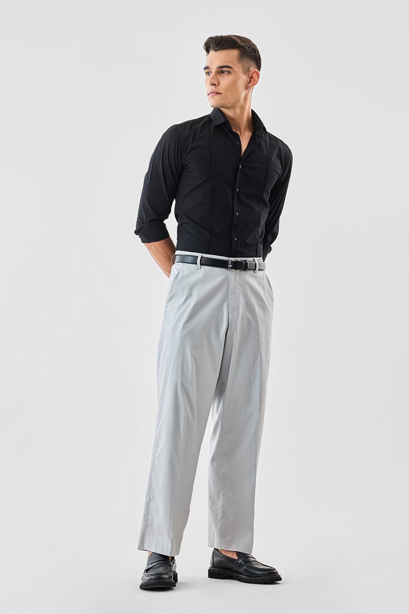 SNITCH Regular Fit Flared Trousers - Image 2