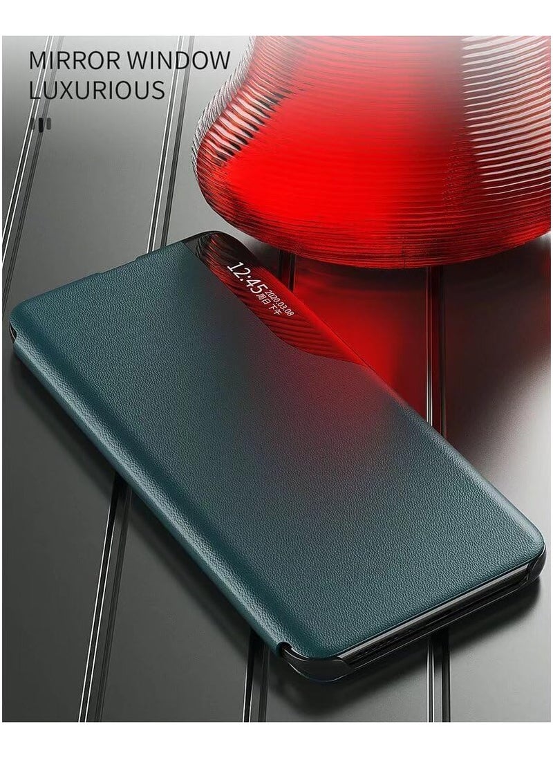 Generic - Case for Xiaomi Redmi 14C, Smart View Flip Cover Slim Case with Horizontal Kickstand, Premium Back Shell folio Case Shockproof TPU Protection for Redmi 14C - Image 1