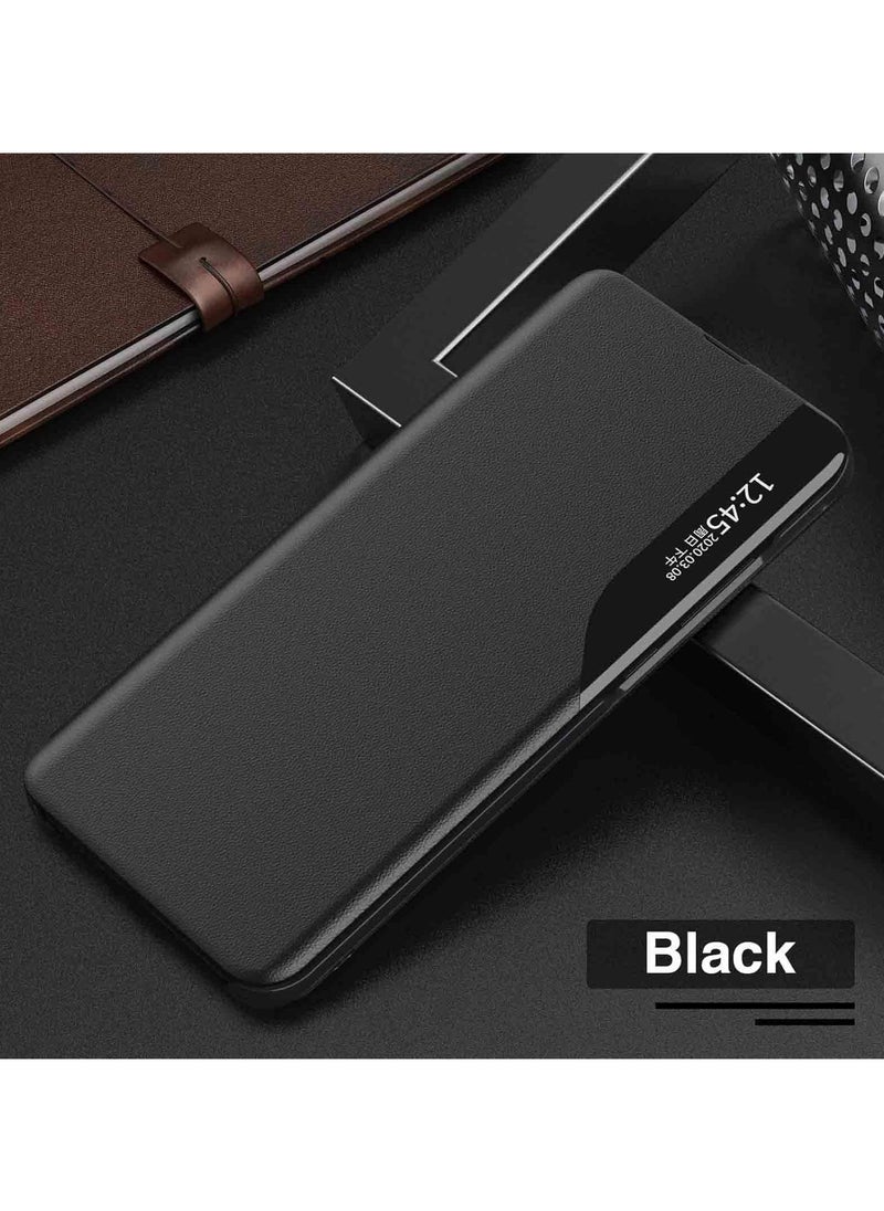 Generic - Case for Xiaomi Redmi 14C, Smart View Flip Cover Slim Case with Horizontal Kickstand, Premium Back Shell folio Case Shockproof TPU Protection for Redmi 14C - Image 1