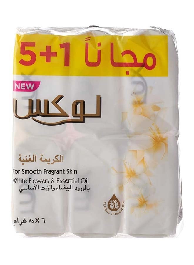 لوكس صابون لبشرة خالية من العيوب برائحة الزنبق، عبوة من 6 قطع 6x75جم  - Image 1