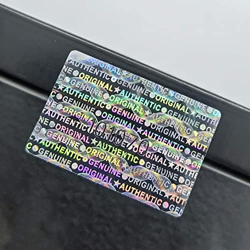 TLK&FBB 1.18X0.79 inch Silver High Security Tamper Evident Seal Warranty Void Original Genuine Authentic Hologram Labels/Stickers w/Unique Sequential Serial Numbering Tamper Proof Stickers（500） - Image 4