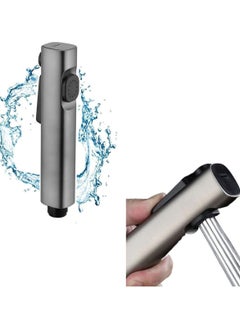 Handheld Bidet Sprayer for Toilet Portable 2 Function Shower Head Kitchen Sink Faucet Attachment Lightweight Mini Hand-Held Spray Multifunction Premium Sprayer