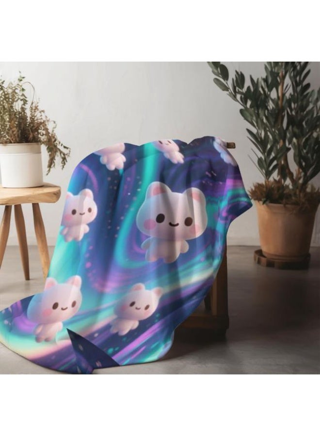 general Baby and children's cartoon flannel thin blanket (warm and comfortable, suitable for sleep, game use) 70cm*100cm - Image 4