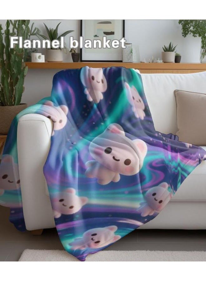 general Baby and children's cartoon flannel thin blanket (warm and comfortable, suitable for sleep, game use) 70cm*100cm - Image 5