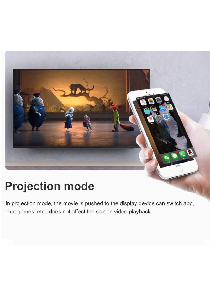 DUSALA 1080P HD Streaming Video Receiver Wireless HDMI 2.4G WiFi Display Adapter Dongle Compatible with iOS Android Windows for TV Projector Monitor,Support Miracast,DLNA,Airplay - Image 2