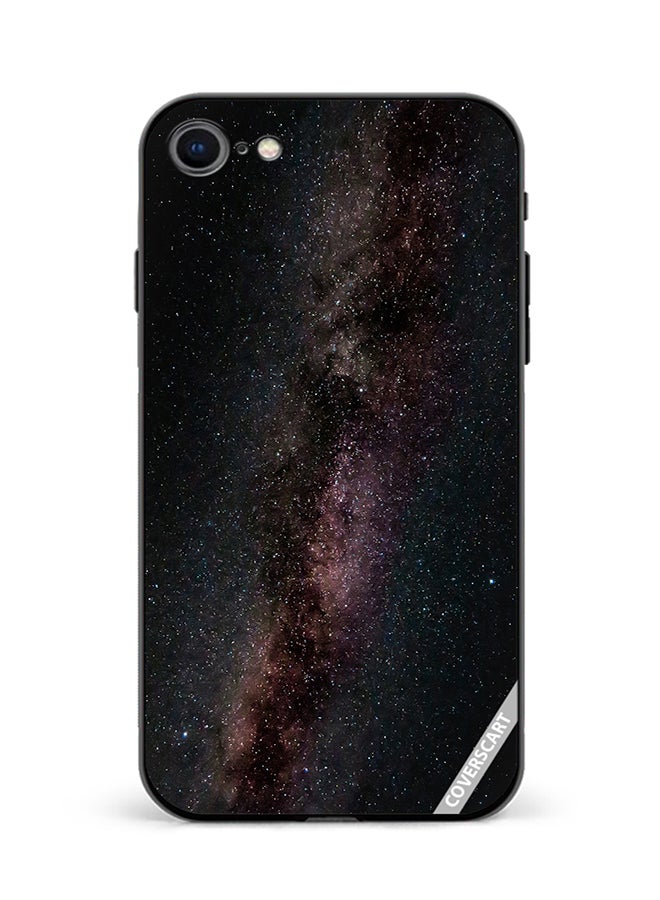 COVERSCART Protective Case Cover For Apple iPhone 8 Black Knight Design Multicolour