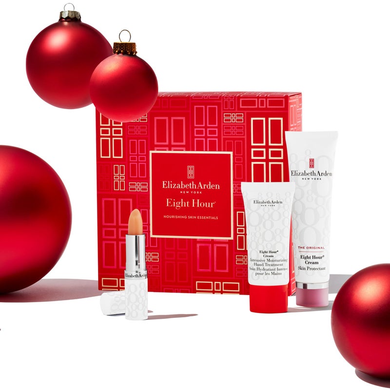 Elizabeth Arden Eight Hour Nourishing Skin Essentials, 3-Piece Hydrating Skincare Gift Set, Skin Protectant, Lip Balm SPF 15 & Hand Cream, Travel Size - Image 3