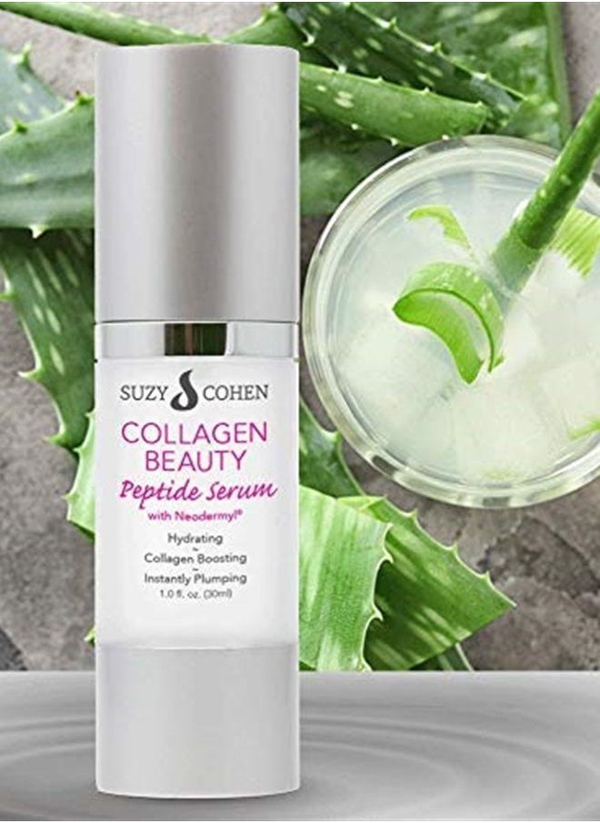 Script Essentials - Suzy Cohen, Collagen Beauty Peptide Serum, Collagen Boosting, Instant Plumping Skin Elasticity, Firmness 30 ml - Image 1