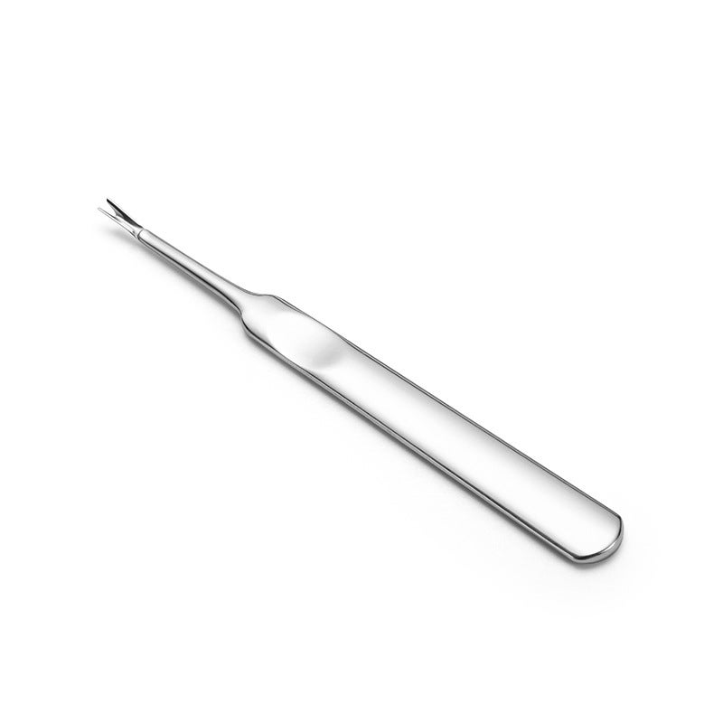 Stainless steel double head v-shaped shovel push cuticle pusher manicure supplies manicure tool suit - Image 2