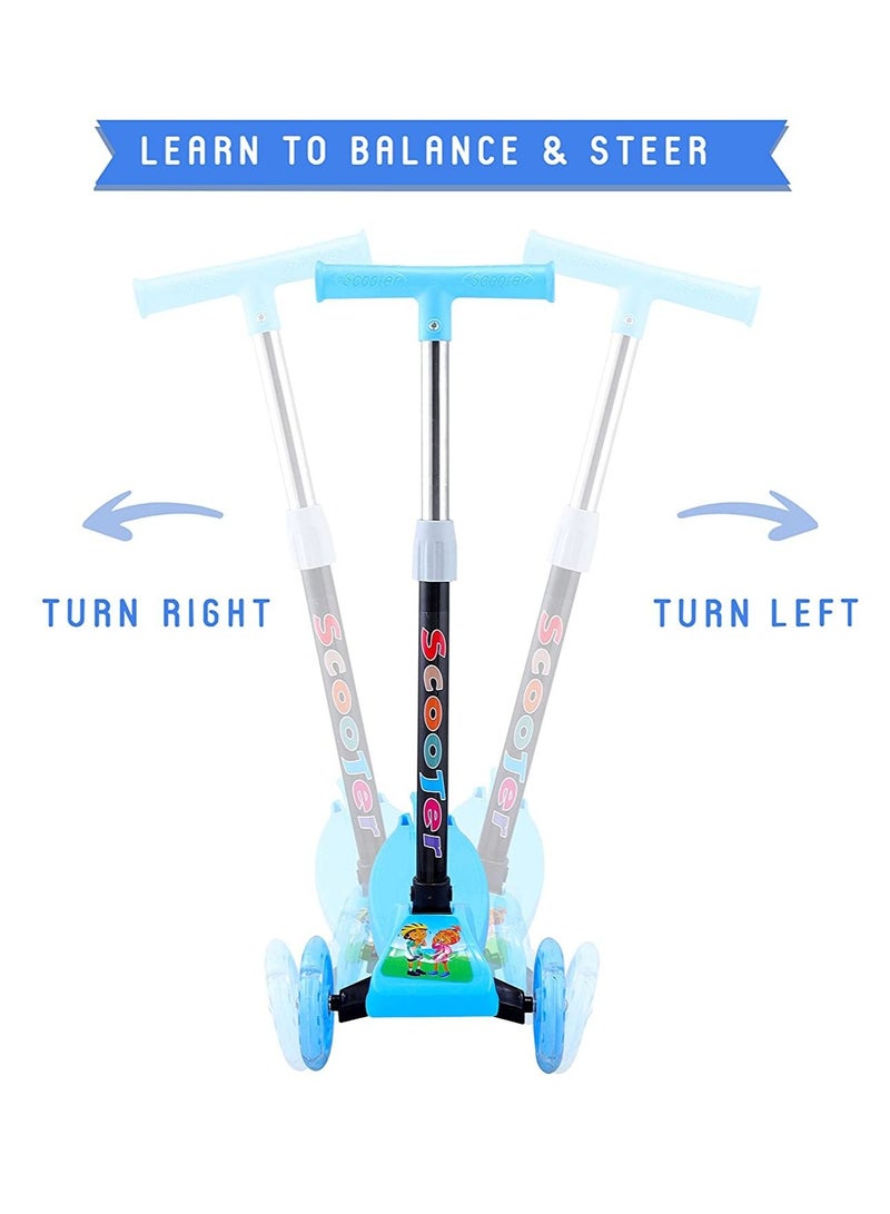 DubaiGallery High-Quality Foldable 3 Wheel Kick Scooter With LED - Image 4