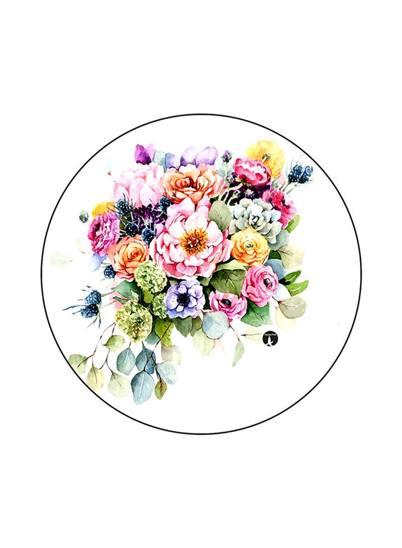 RKN Flowers Printed Mouse Pad Multicolour