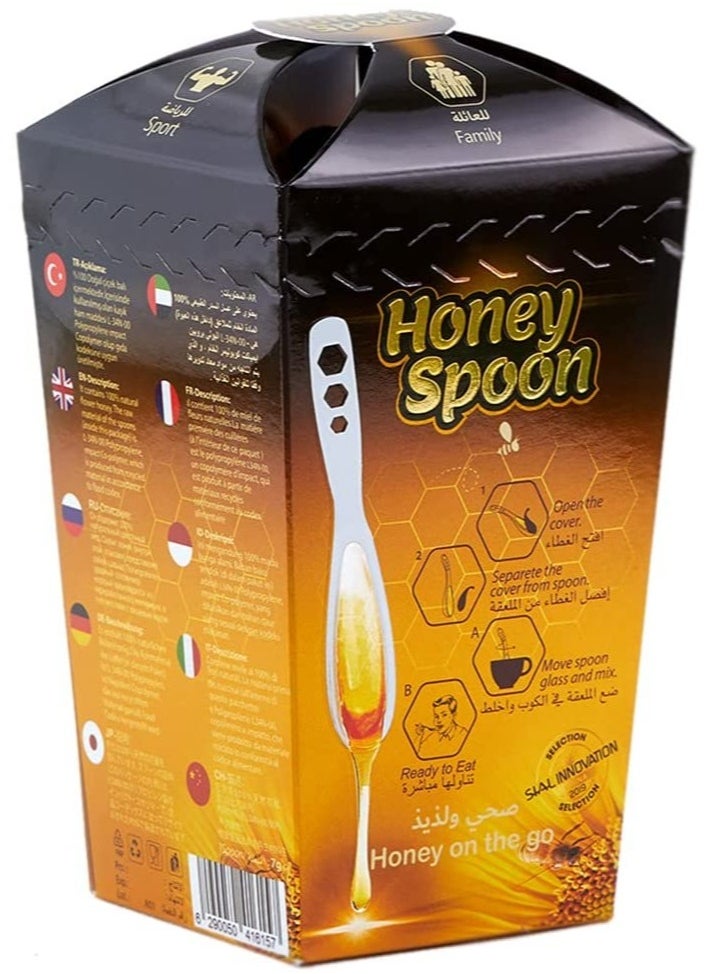 Al Malaky Royal Pure Sidr Natural Honey 10 Spoons  - Image 2