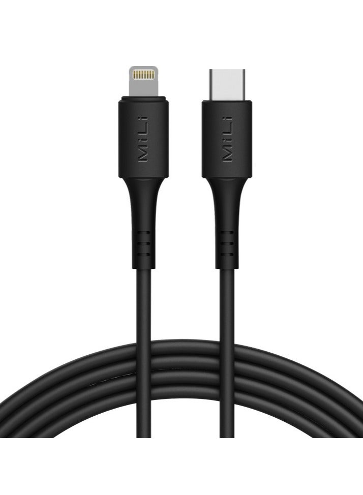 ميلى سلك شاحن (TYPE-C - LIGHTNING) تايب سي - ايفون (1 متر ) من MiLi - Image 1