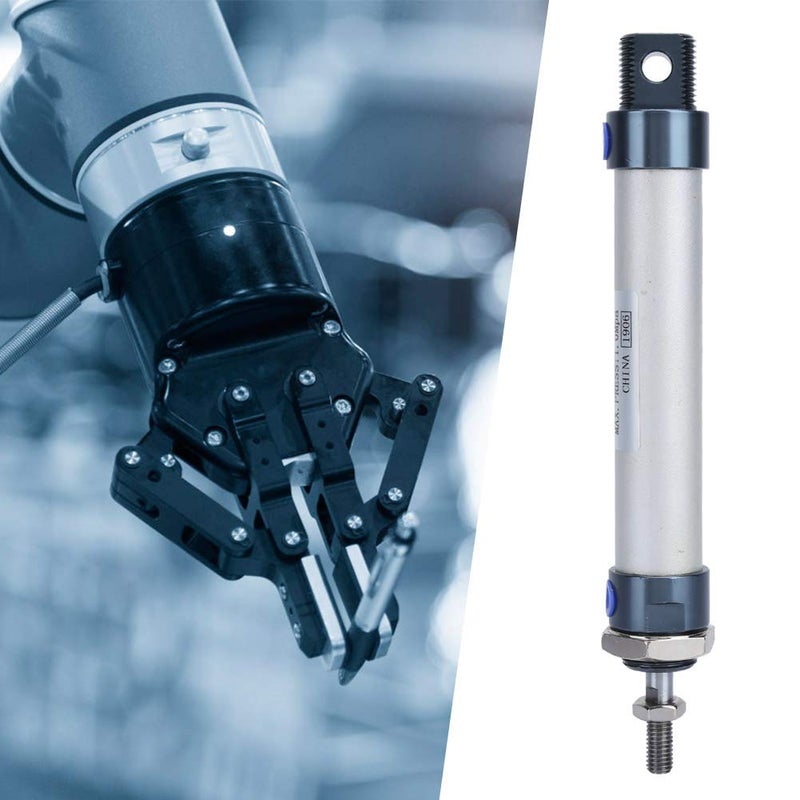 Aluminum Alloy 20mm Pneumatic Cylinder Single Rod Double Acting 75mm Stroke for Valve Switching - Image 4