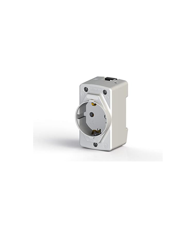 Din Rail Mounted Socket Earth + LED Round Pin 670200 PANO PRIZI TOPRAK LED 6V 16V Min.-Max. Single and Fine Strand (mm²)0.5-10.0 mm² Conductors with ferrules (mm²)0.5-6.0 mm²