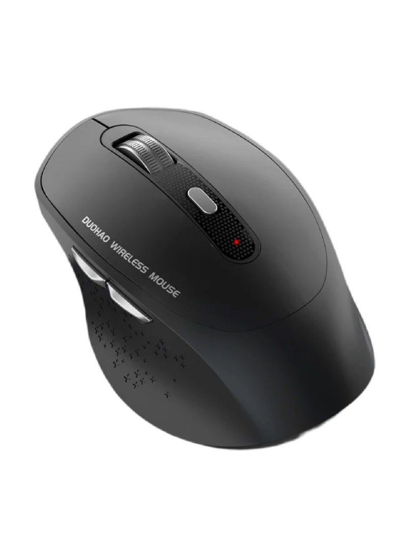 Protect - Wireless Dual Connectivity Mouse | Bluetooth 5.1 & 2.4GHz USB Type-C Rechargeable | Silent Office Mouse with 1200dpi Optical, 4 Buttons, Ergonomic Design | Compatible with MacBook, Windows & Android - Image 1