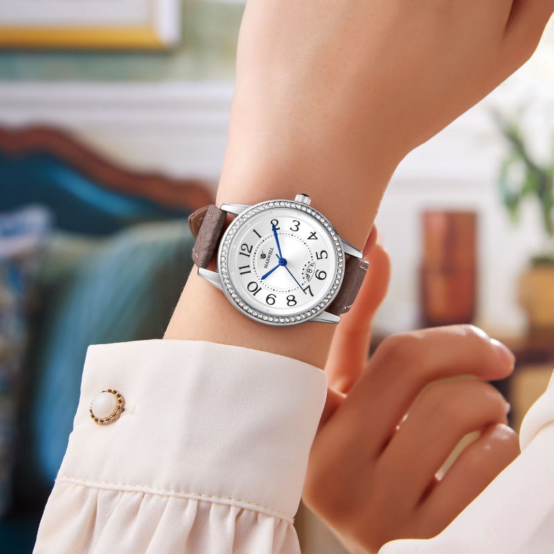 ماكسويل مكسويل ساعه جلد نسائي الاصليه تصميم ماركات